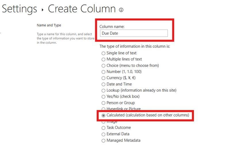 how to make a formula in microsoft lists that will take a date in one ...