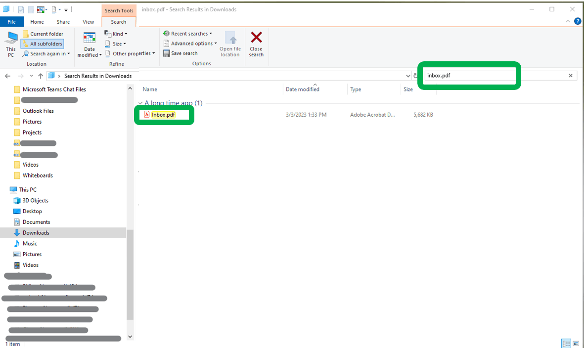 FILE EXPLORER: Not finding an obvious file when the search isn't exact ...