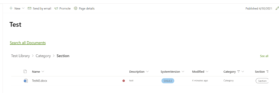 Breadcrumb links not working when library instanced on a modern page ...