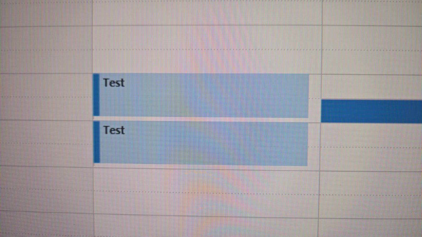 Outlook Calendar Events Gap
