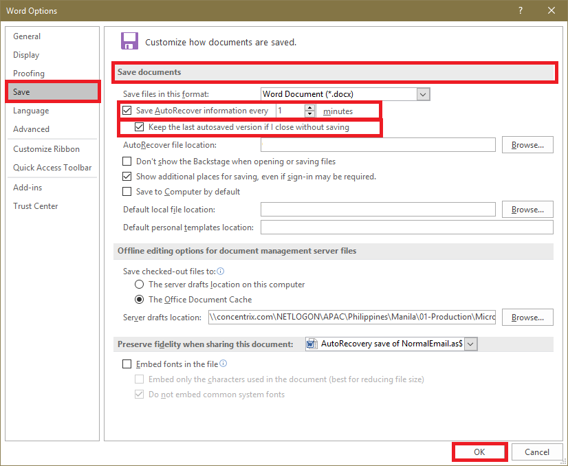 Why did OneDrive not save my Word document? - Microsoft Q&A