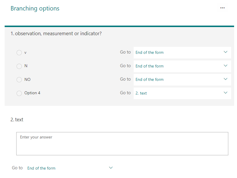 Multiple Choice Question with text answer if needed - Microsoft Q&A