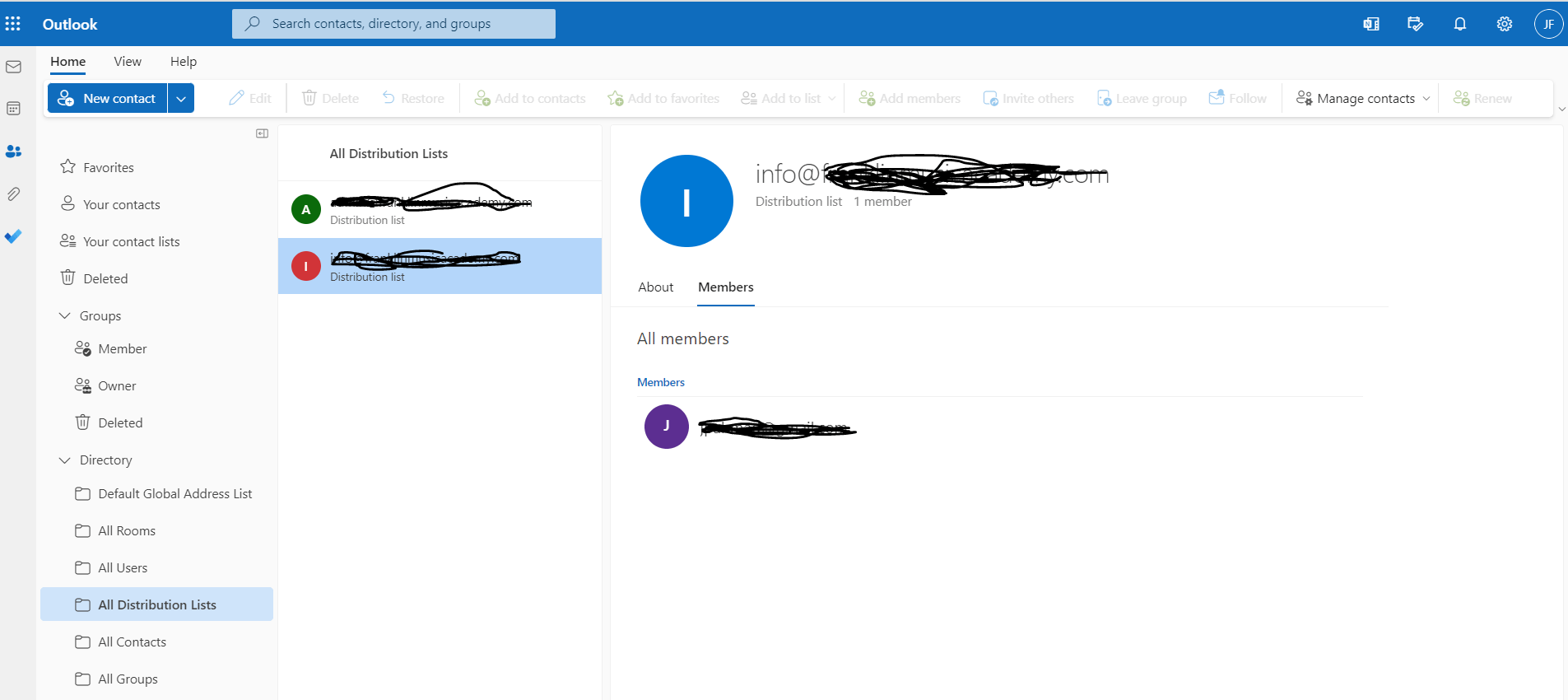 I need to add a new member to a distribution list on Office 365. How do ...
