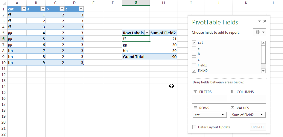 Sum all Columns in Calculated Item - Microsoft Q&A