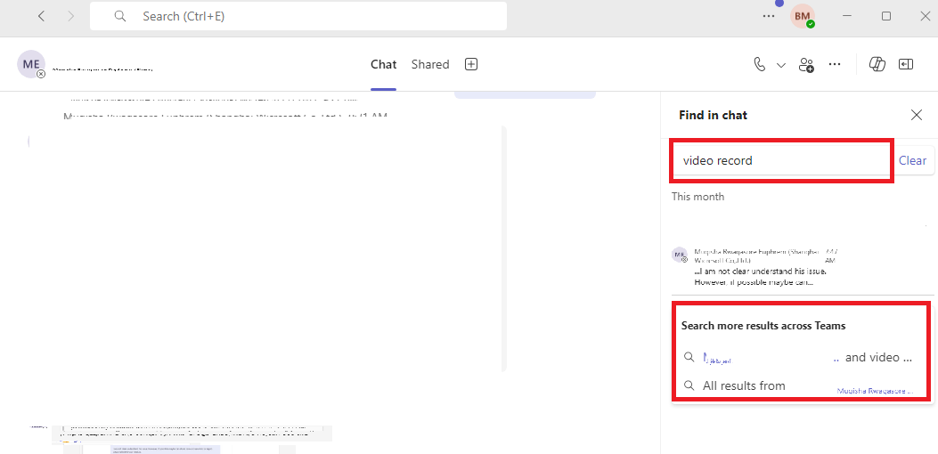 Group Chat Names Not Displayed in Teams Search - Microsoft Q&A