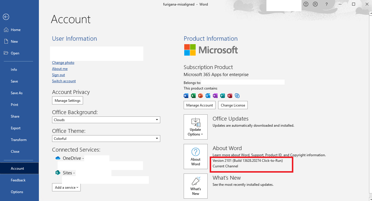 Furigana misaligned in Word document - Microsoft Q&A