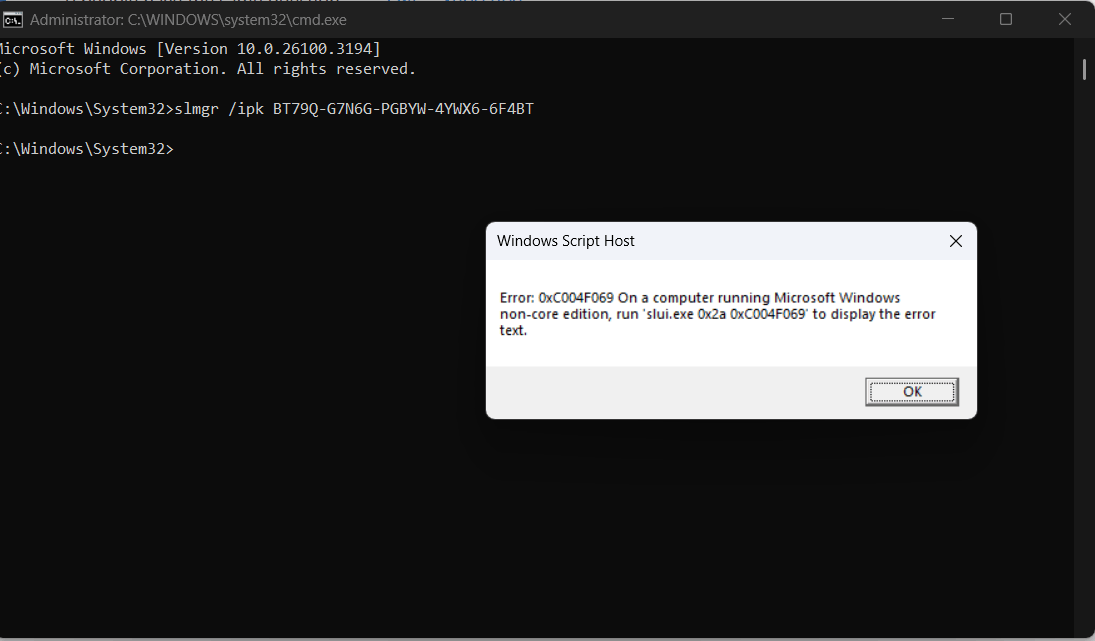Unable to Revert to Windows 11 Home Single Language After Edition