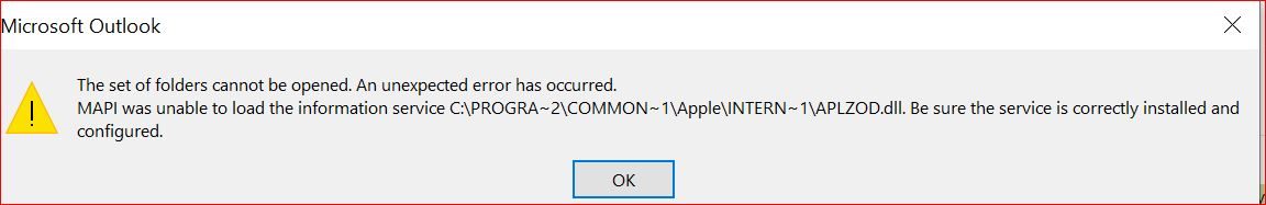 Outlook Office 2013 error viewing icloud calendar - Microsoft Q&A