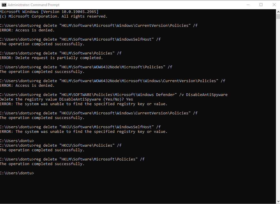 Windows defender issue. - Microsoft Q&A