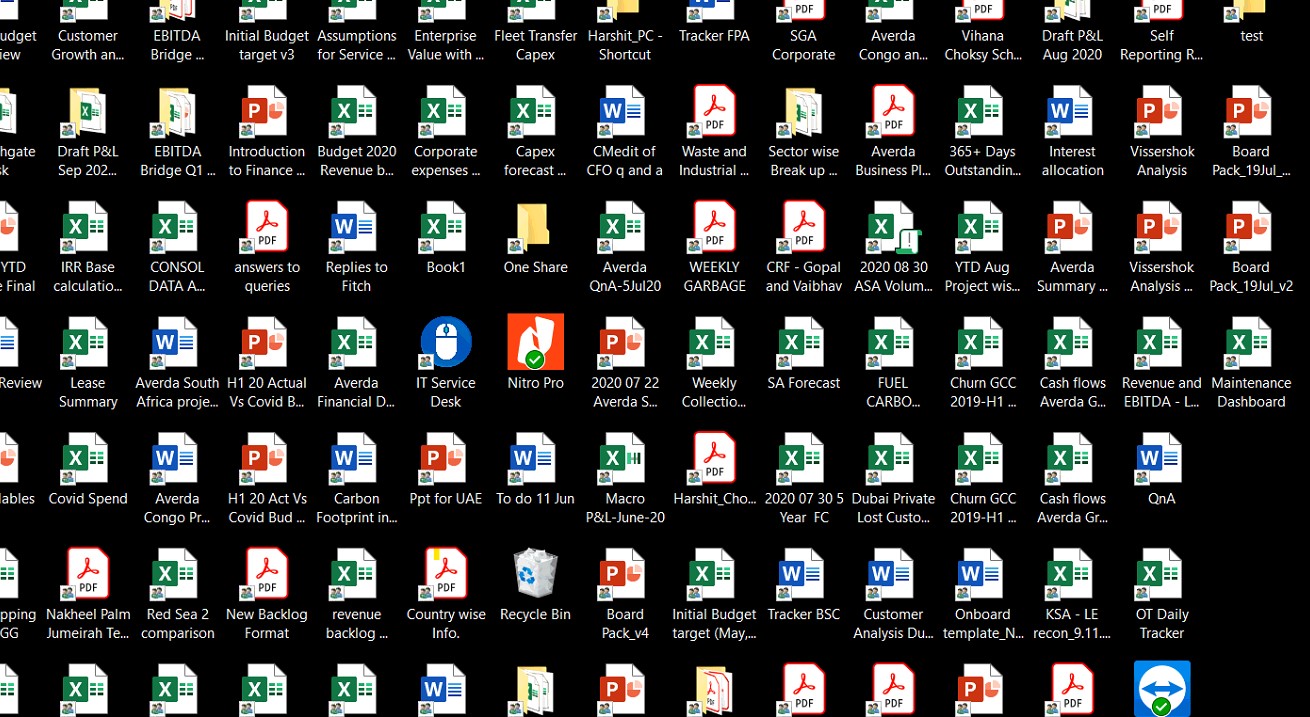 suddenly all files and folders on my desktop are shared - Microsoft Q&A
