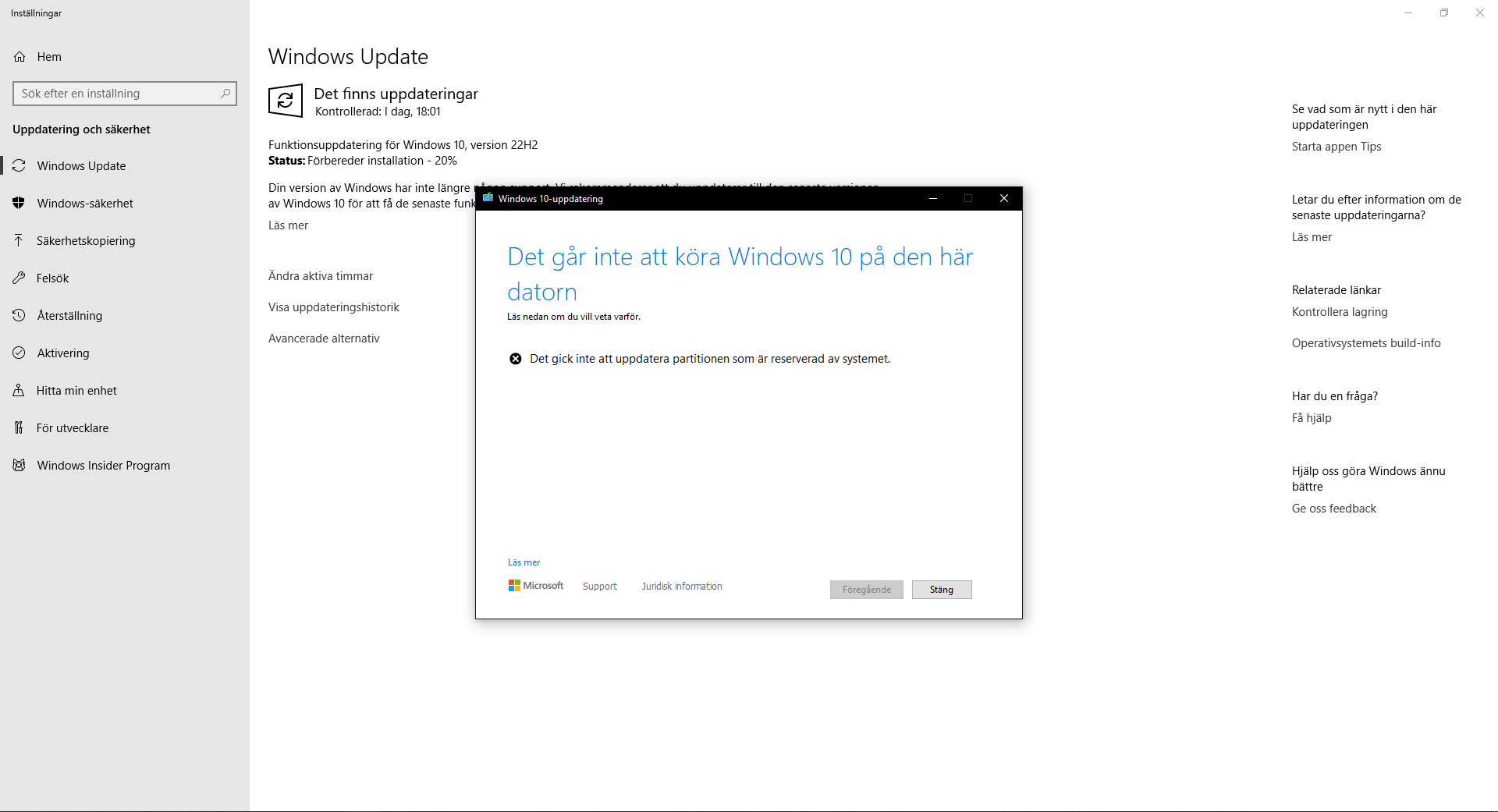 “We couldn’t update system reserved partition” Issue when updating ...