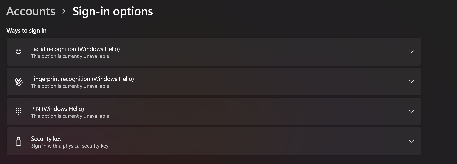 Sign in options currently unavailable - Microsoft Q&A