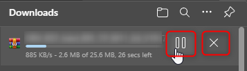 How to stop an accidental download - Microsoft Q&A