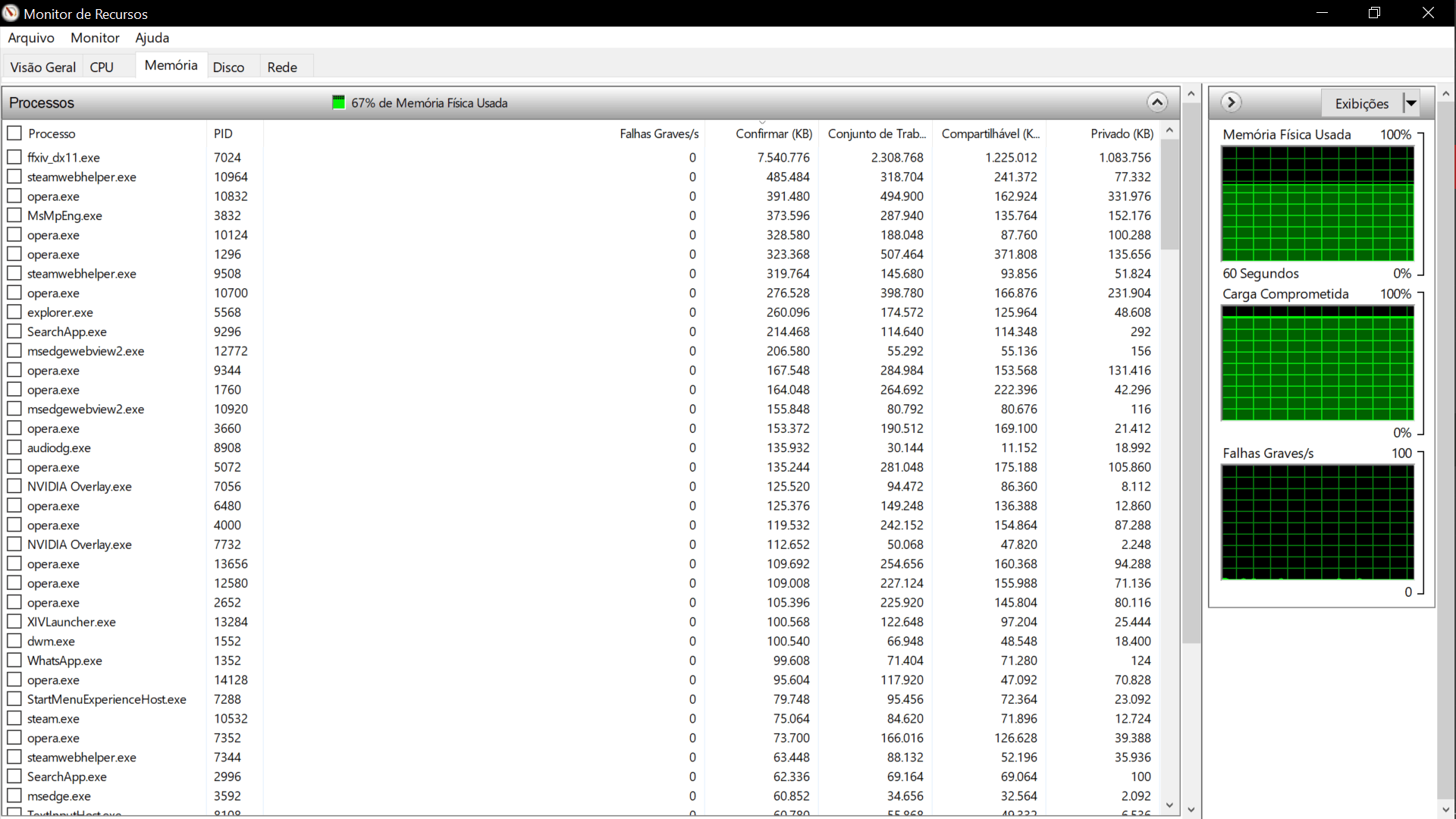 My usable RAM is set to half. - Microsoft Q&A