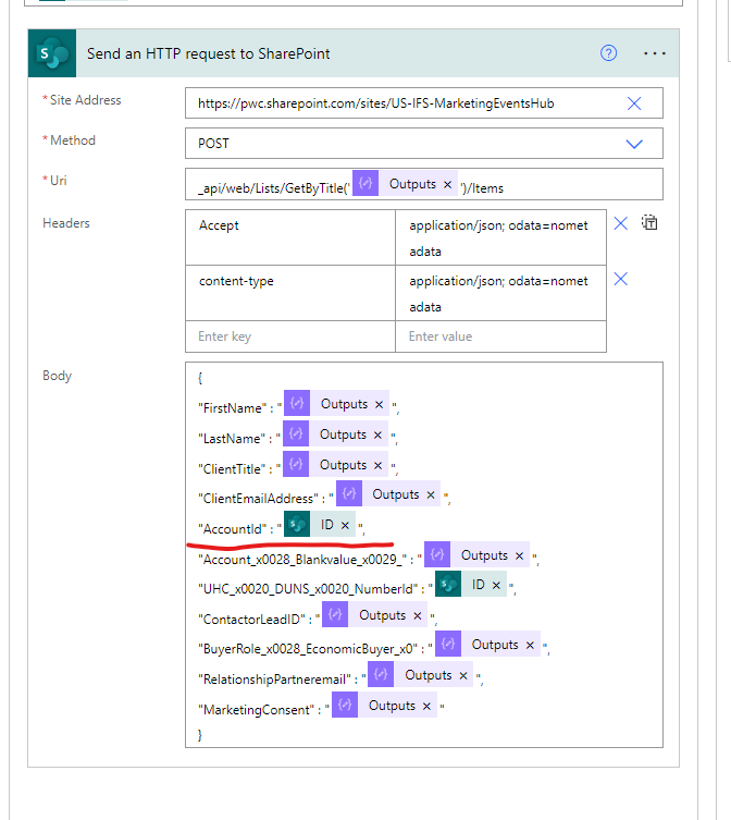 Account Field Not populating