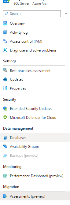 Force execution of SQL Server - Azure ARC Migration Assessments ...