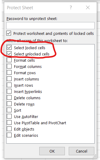 How to Lock or unlock specific areas of a protected worksheet ...