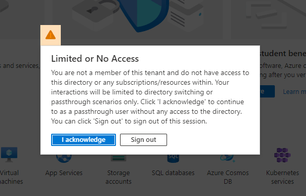 Limited access