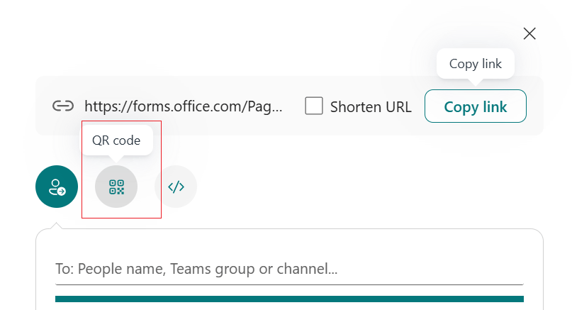 Good day. Can MS Form qr code generated survey forms be circulated via ...