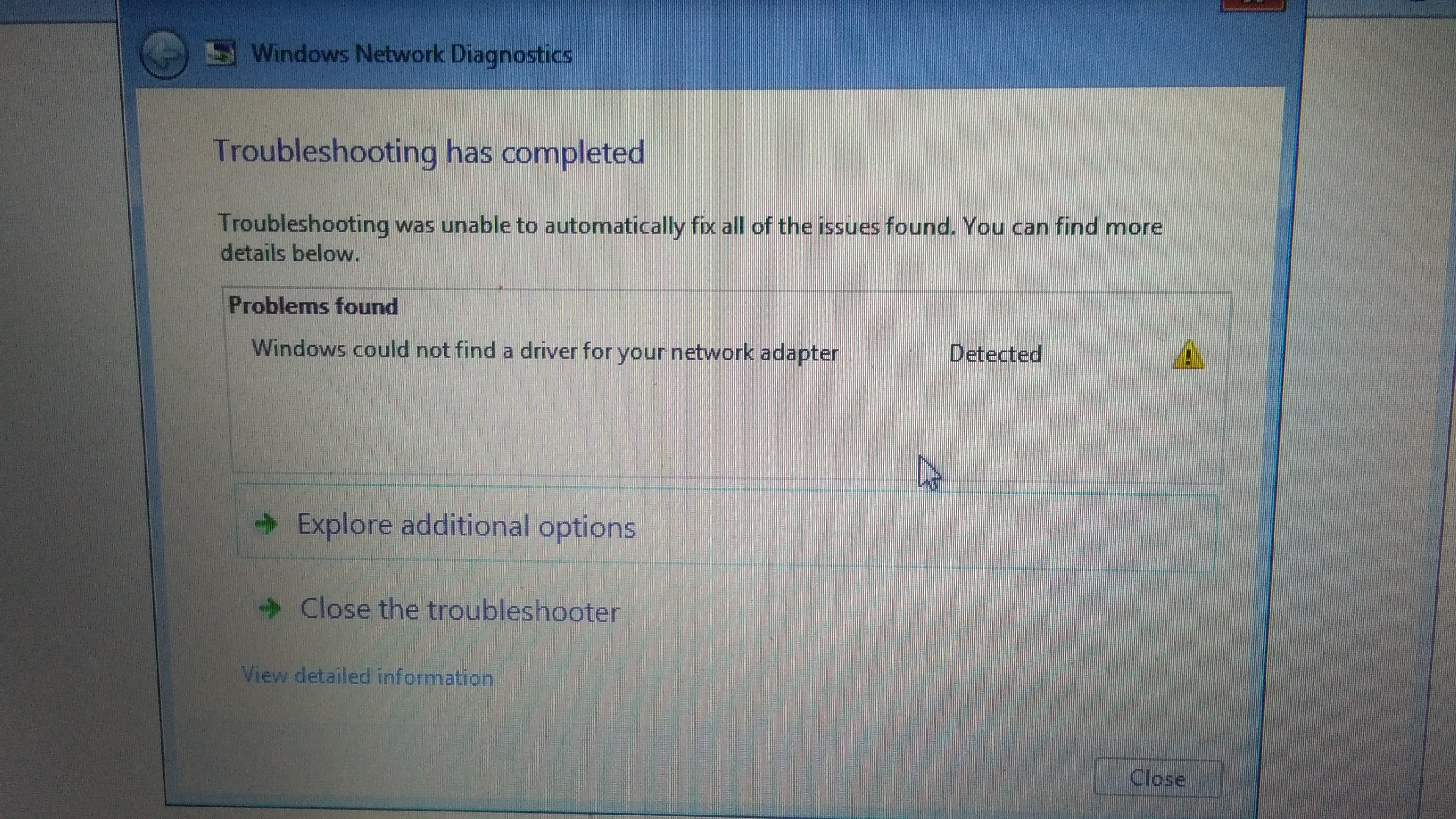 Not Connected, No connections are available - Microsoft Q&A