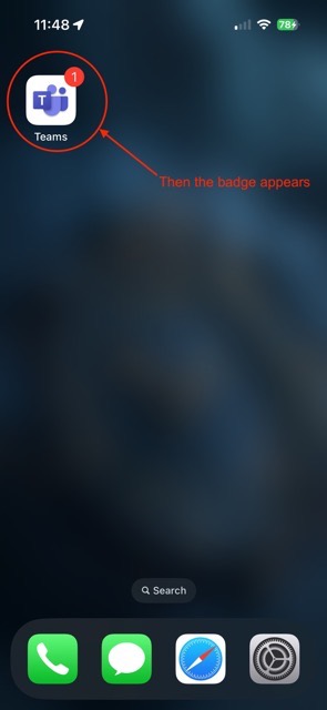 MS Teams app & iOS: No badge icon - Microsoft Q&A