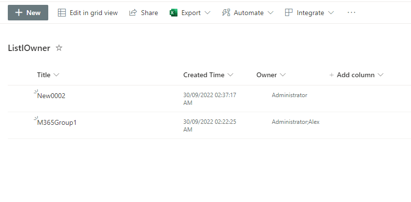Group or Site Creation Alert - Microsoft Q&A