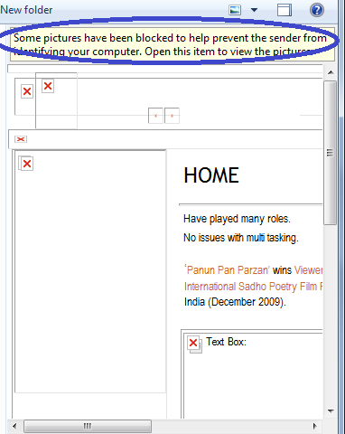 MS Publisher Blocking Pictures - Microsoft Q&A