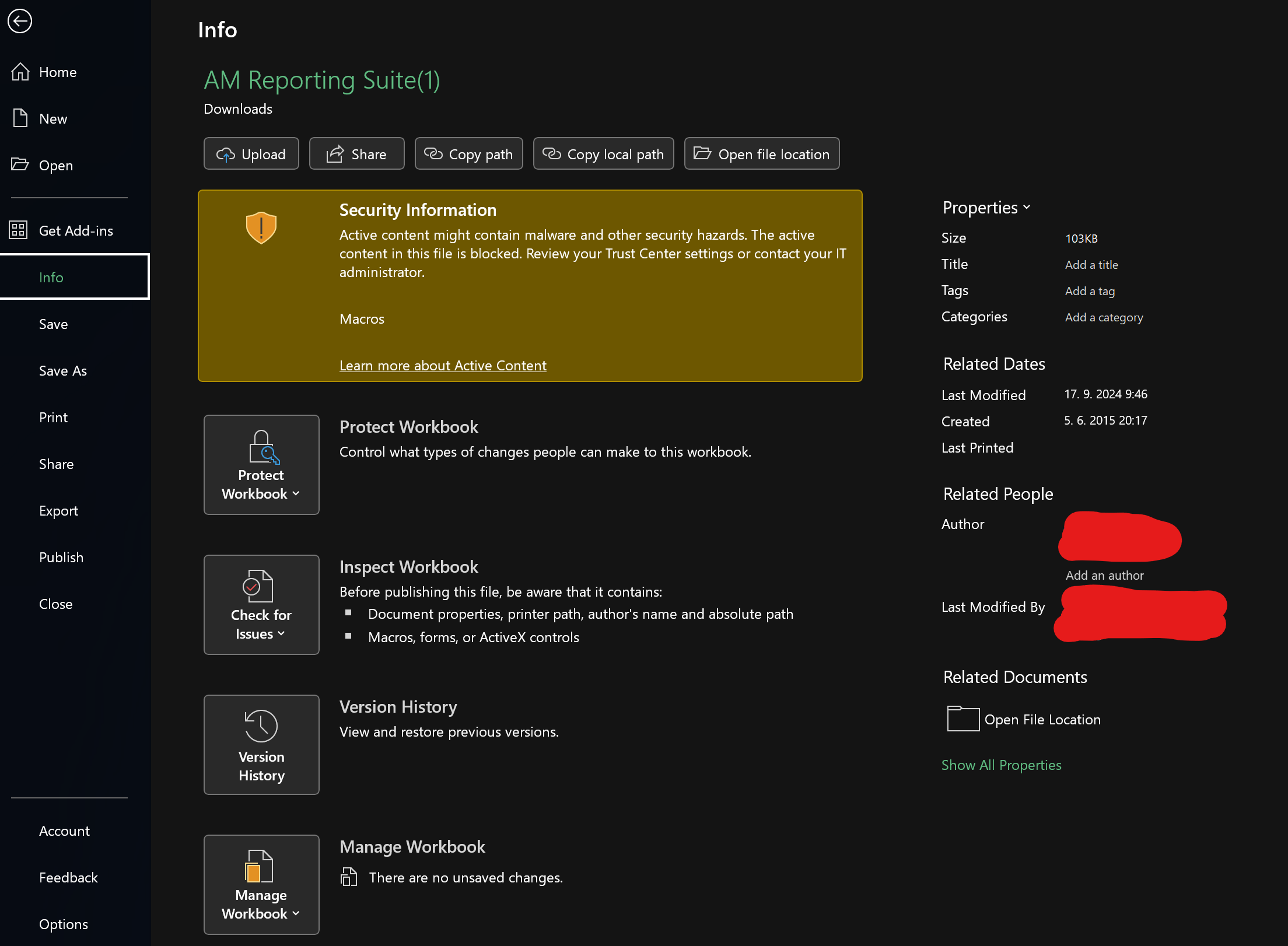 set up trusted publisher for macro - Microsoft Q&A