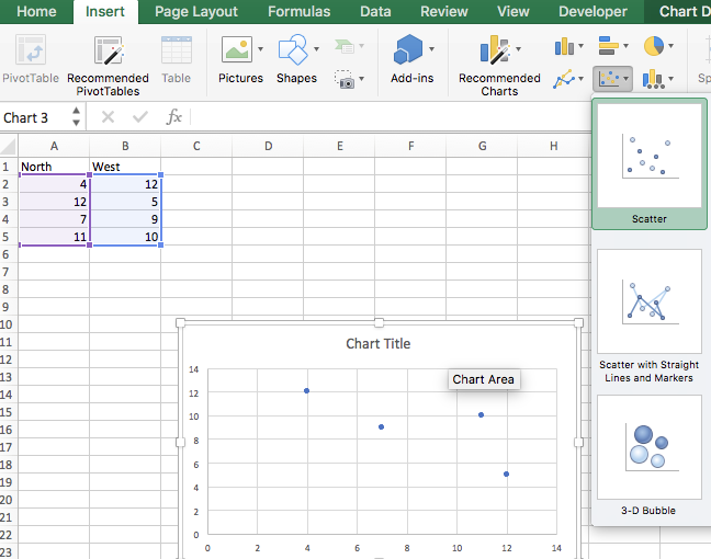 Two values as one dot on the scatter chart - Microsoft Q&A