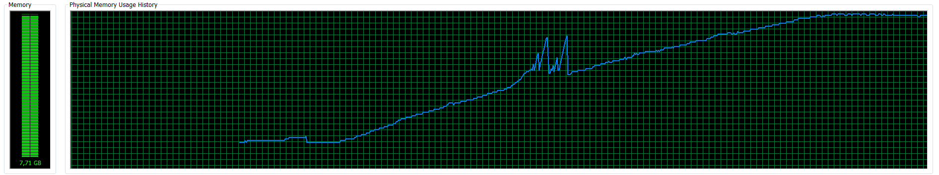 Physical Memory always at 99% when I start Windows 7 - Microsoft Q&A