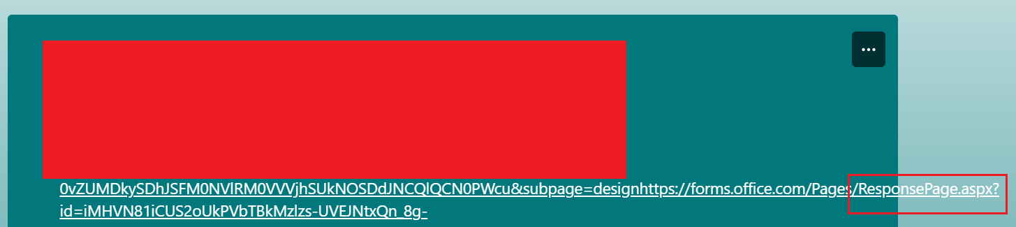 Long link in MS Forms description header is not wrapping. - Microsoft Q&A
