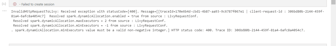 AzureML Notebook Spark Serverless Not Working - Microsoft Q&A