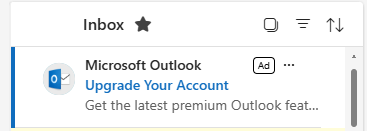 I need to stop unsolicited ads from entering each Outlook (new) folder ...