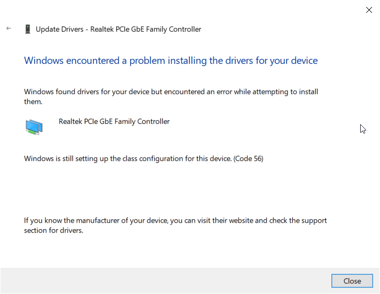 No network. windows 10 - Microsoft Q&A