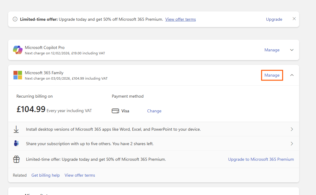 CANCEL MY MICROSOFT 360 SUBSCRIPTION visual data 3