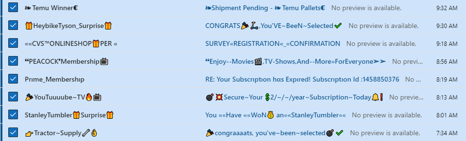 Hotmail Spam/Phishing Filter NONEXISTENT! Dozens of very obvious ...