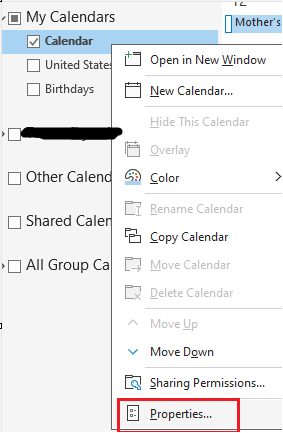 A screenshot of a calendar