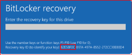 recovery key - Microsoft Q&A