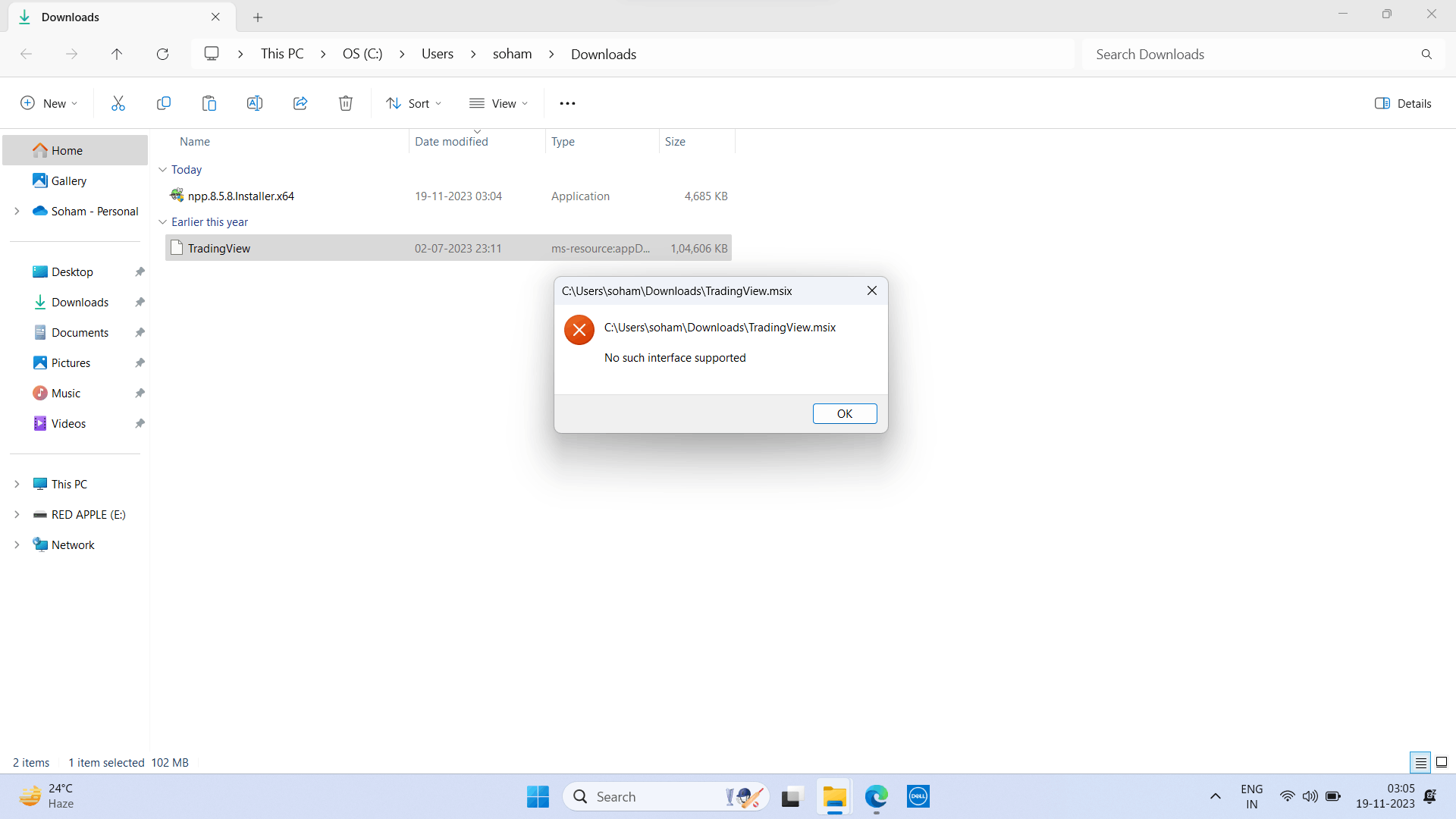 Microsoft Store not opening and shows blank + Can't install .msix ...