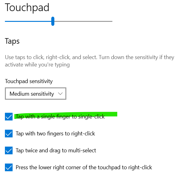 How do I turn off the tap to click on my Lenovo Windows 10 laptop ...