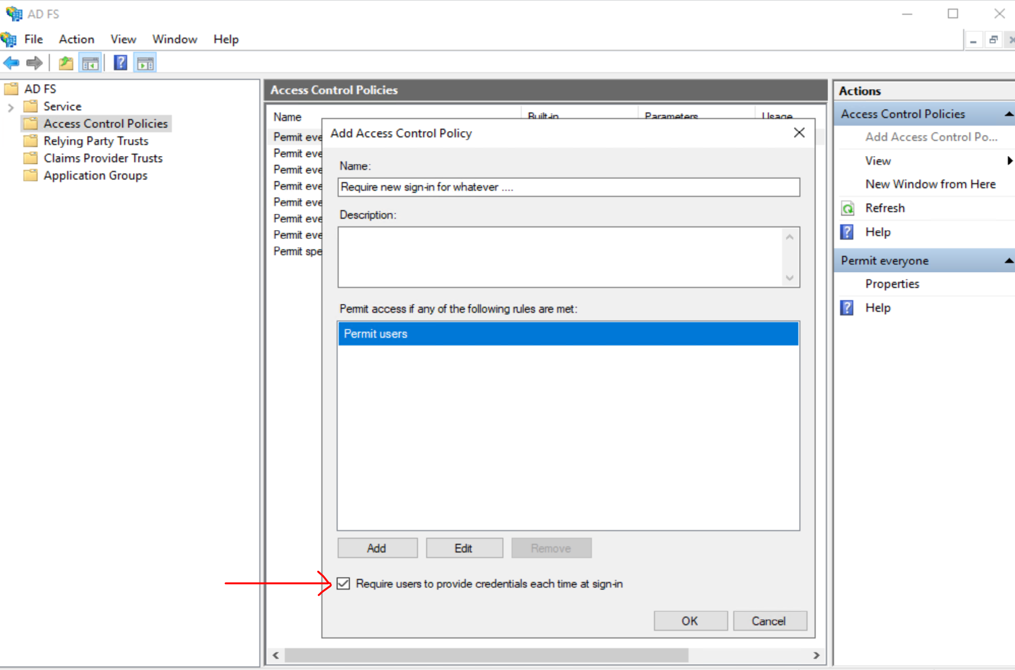 ADFS on Windows Server 2019 - Require to provide credentials each time ...