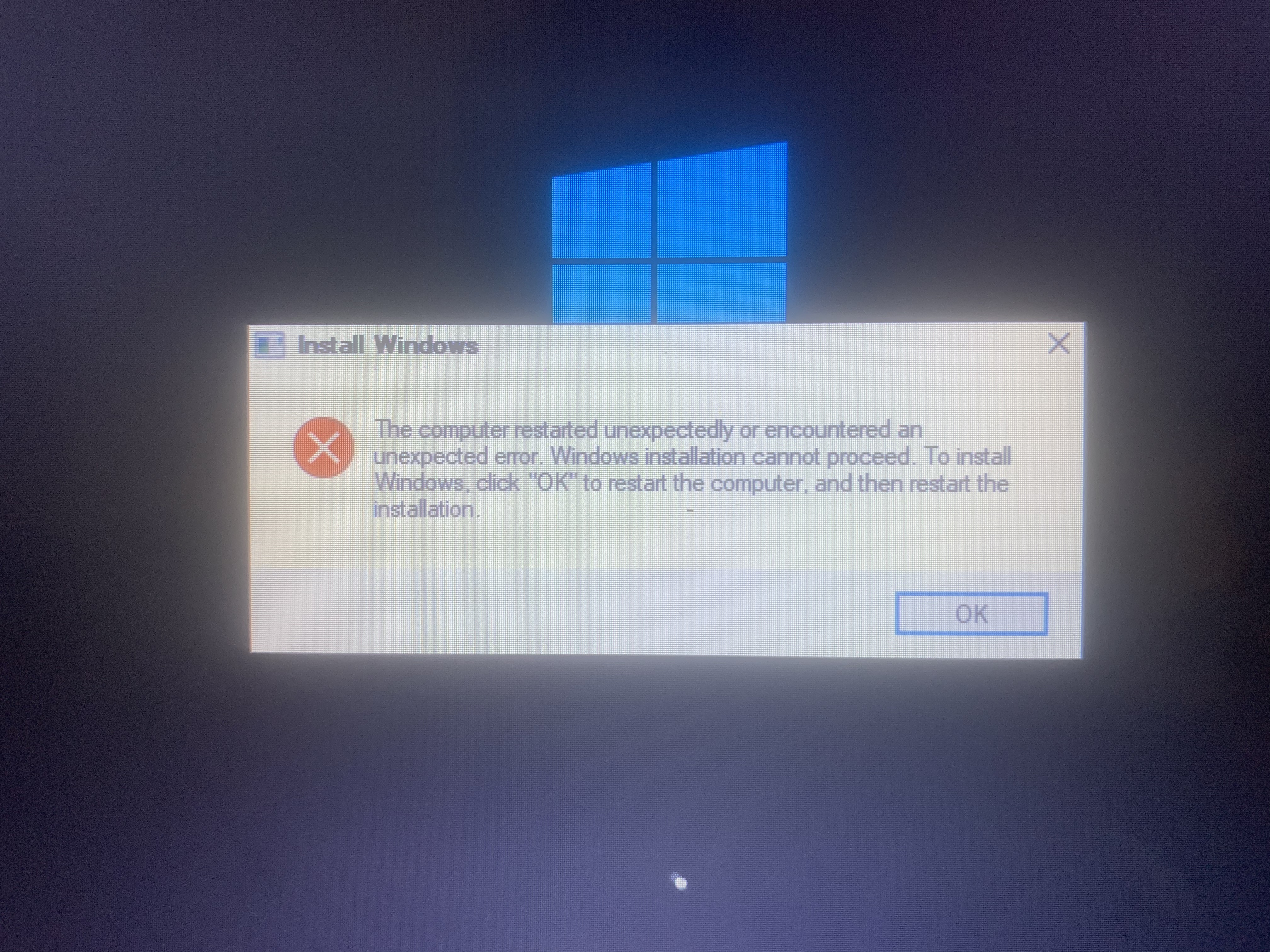 why Windows won’t install on this PC
