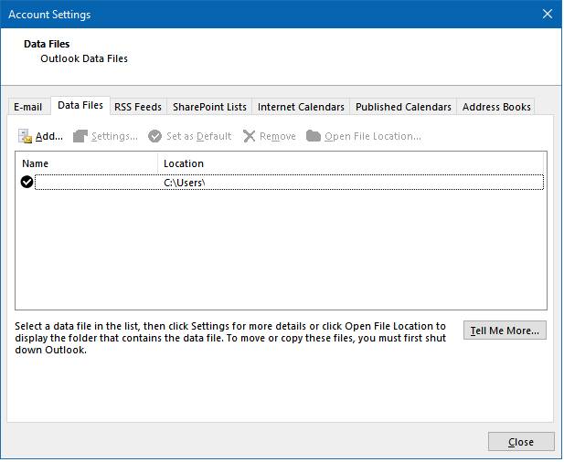 Using archive.pst - Microsoft Q&A