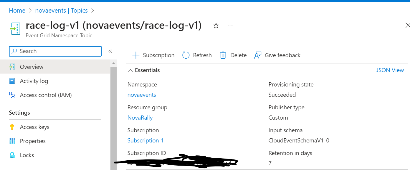 Event grid topic created in 3 different regions each has no http