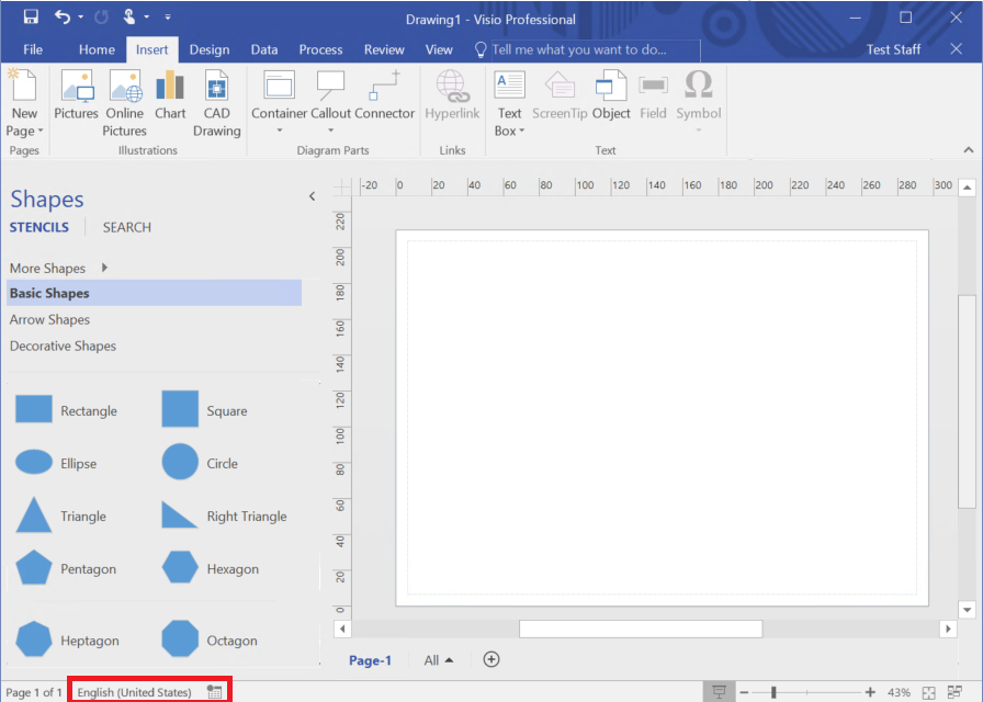 Visio - Setting Default Language - Microsoft Q&A