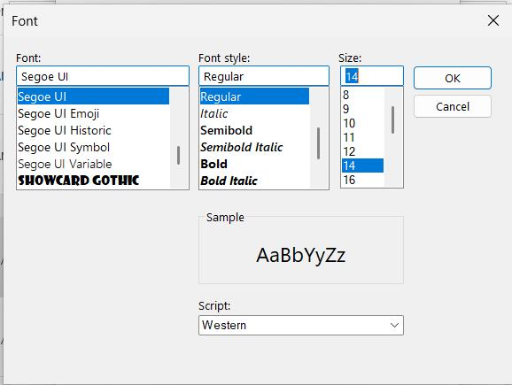 how to permanently change appearance size in Outlook. - Microsoft Q&A