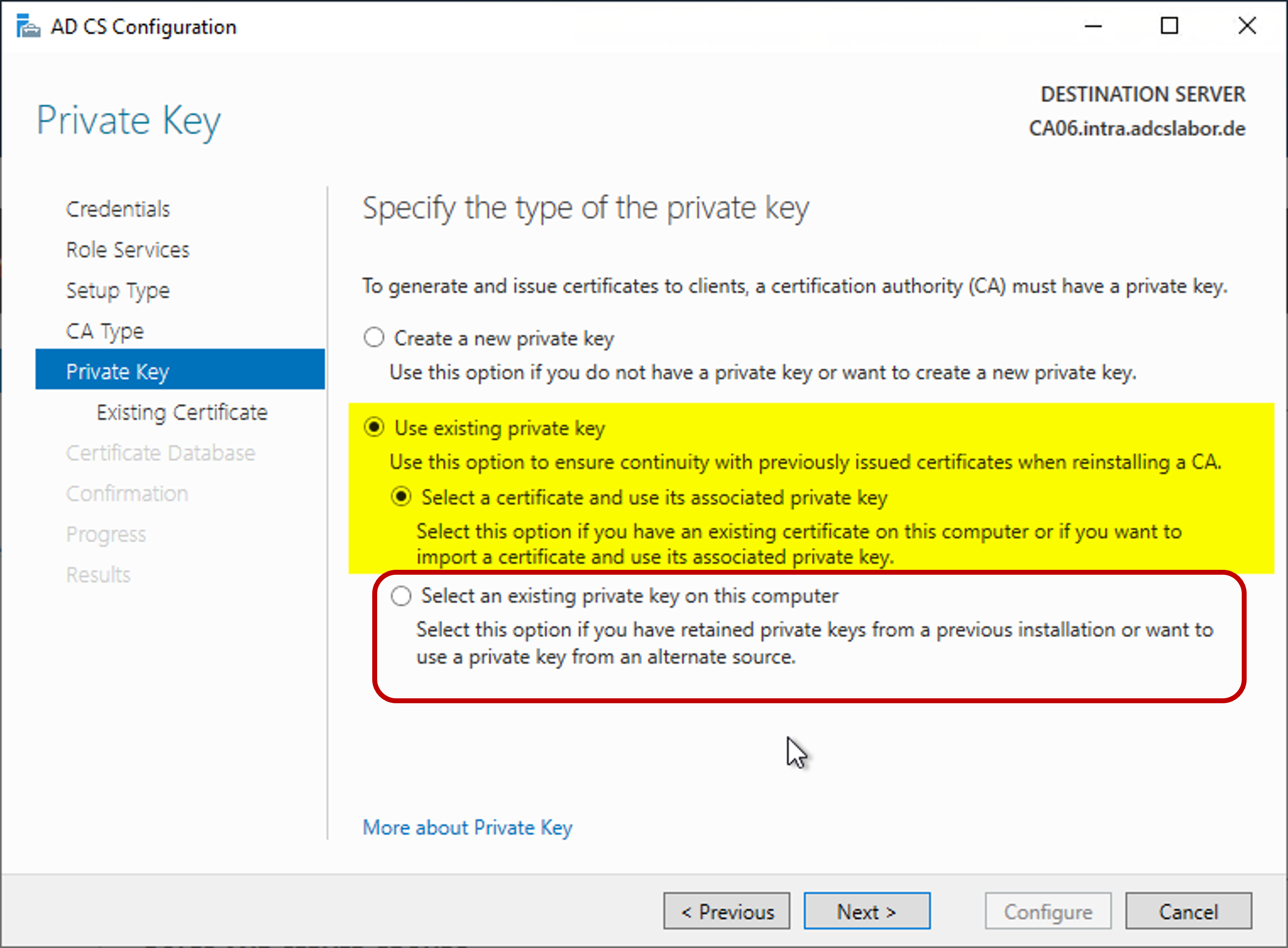 SubCA_PrivateKey_Existing