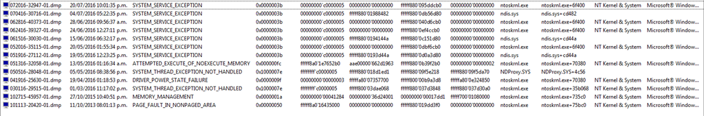 BSOD because of windows 7 kernel ntoskrnl.exe: how can I find out what ...