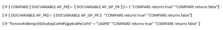 Word COMPARE Field delivers wrong result with specific values in ...