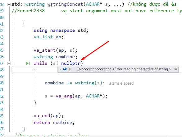 how to check 0xcccccccccccccccc value? - Microsoft Q&A